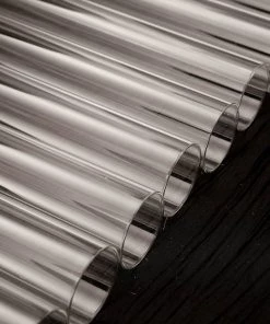 HIER_4340 47" Clear 10 Arm Crystal Cluster Round Taper Candelabra, Candle Holder For Votive, Pillar Or LED Candles With Mirror Base 26 HIER_4340 47