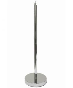 HIER_4400 3 Pcs | Silver Stainless Steel Chandelier Lamp Stand Poles & Base