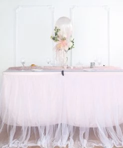 HIER_5220 Wedding Ceremony Decor 12"x10yd | Blush/Rose Gold Sheer Chiffon Fabric Bolt, DIY Voile Drapery Fabric