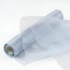 HIER_5220 12"x10yd | Dusty Blue Sheer Chiffon Fabric Bolt, DIY Voile Drapery Fabric