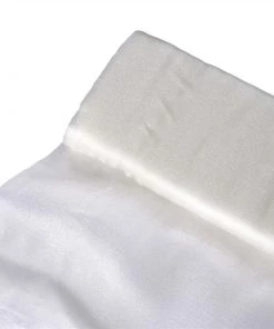 HIER_5210 Fabric Bolts & Bags 54"x10yd | Ivory Solid Color Sheer Chiffon Fabric Bolt, DIY Voile Drapery