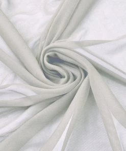 HIER_5210 Fabric Bolts & Bags 54"x10yd | Ivory Solid Color Sheer Chiffon Fabric Bolt, DIY Voile Drapery