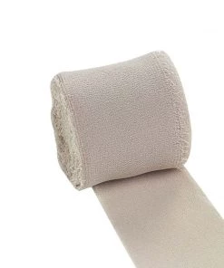 HIER_5144 2 Pack | 6yd Natural Silk-Like Chiffon Linen Ribbon Roll For Bouquets, Wedding Invitations Gift Wrapping Tabletop Decor 15 HIER_5144 2 Pack | 6yd Natural Silk-Like Chiffon Linen Ribbon Roll For Bouquets, Wedding Invitations Gift Wrapping Tabletop Decor