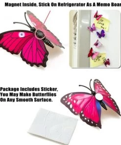 HIER_5150 12 Pack | Double Wing 3D Butterfly Wall Decals, DIY Stickers Decor - Summer Collection 14 HIER_5150 12 Pack | Double Wing 3D Butterfly Wall Decals, DIY Stickers Decor - Summer Collection