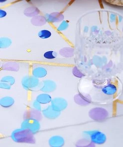 HIER_5110 Tabletop Decor 18G Bag | Purple Theme Tissue Paper & Foil Table Confetti Mix, Balloon Confetti Decor – Blue, Gold, Purple, Royal Blue & White 20 HIER_5110 Tabletop Decor 18G Bag | Purple Theme Tissue Paper & Foil Table Confetti Mix, Balloon Confetti Decor – Blue, Gold, Purple, Royal Blue & White