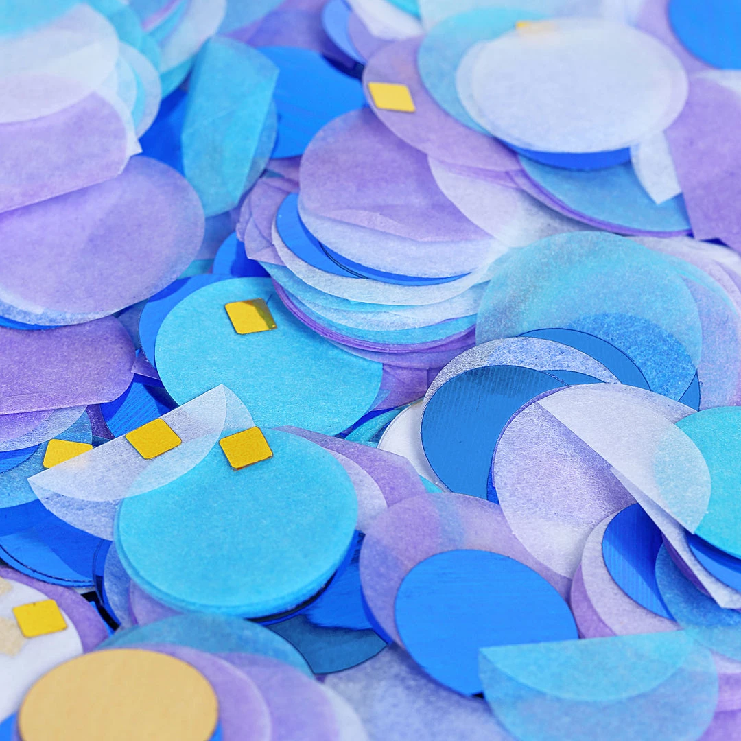 HIER_5110 Tabletop Decor 18G Bag | Purple Theme Tissue Paper & Foil Table Confetti Mix, Balloon Confetti Decor – Blue, Gold, Purple, Royal Blue & White 6 HIER_5110 Tabletop Decor 18G Bag | Purple Theme Tissue Paper & Foil Table Confetti Mix, Balloon Confetti Decor – Blue, Gold, Purple, Royal Blue & White