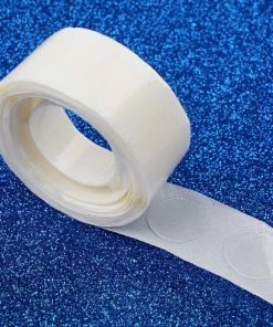 HIER_5150 100 Pack | Clear Removable Balloon Arch Glue Dots, Adhesive Points