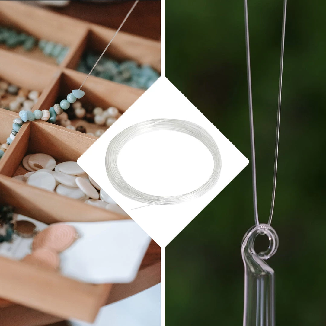 HIER_5170 9ft Clear Plastic Craft Wire, Invisible Hanging Wire 8 HIER_5170 9ft Clear Plastic Craft Wire, Invisible Hanging Wire