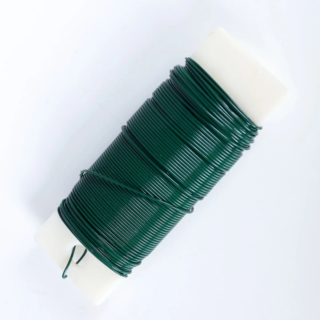 HIER_5170 2 Pack | 20 Gauge Green Floral Wire, DIY Craft Paddle Wire For Flower Arrangements - 38 Yards Chargers & Centerpieces 10 HIER_5170 2 Pack | 20 Gauge Green Floral Wire, DIY Craft Paddle Wire For Flower Arrangements - 38 Yards Chargers & Centerpieces