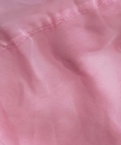 HIER_3160 2 Pack | Pink Fire Retardant Sheer Organza Premium Curtain Panel Backdrops With Rod Pockets - 5ftx10ft Big Event Backdrops & Décor