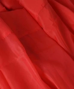 HIER_3160 Big Event Backdrops & Décor 2 Pack | Red Fire Retardant Sheer Organza Premium Curtain Panel Backdrops With Rod Pockets - 5ftx10ft