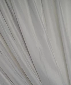 HIER_3160 2 Pack | Silver Fire Retardant Sheer Organza Premium Curtain Panel Backdrops With Rod Pockets - 5ftx10ft