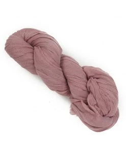 HIER_3110 Backdrop Panels 20ft Gauze Cheesecloth Dusty Rose Wedding Arch Drapery Fabric, Window Scarf Valance, Boho Arbor Decor Curtain Panel