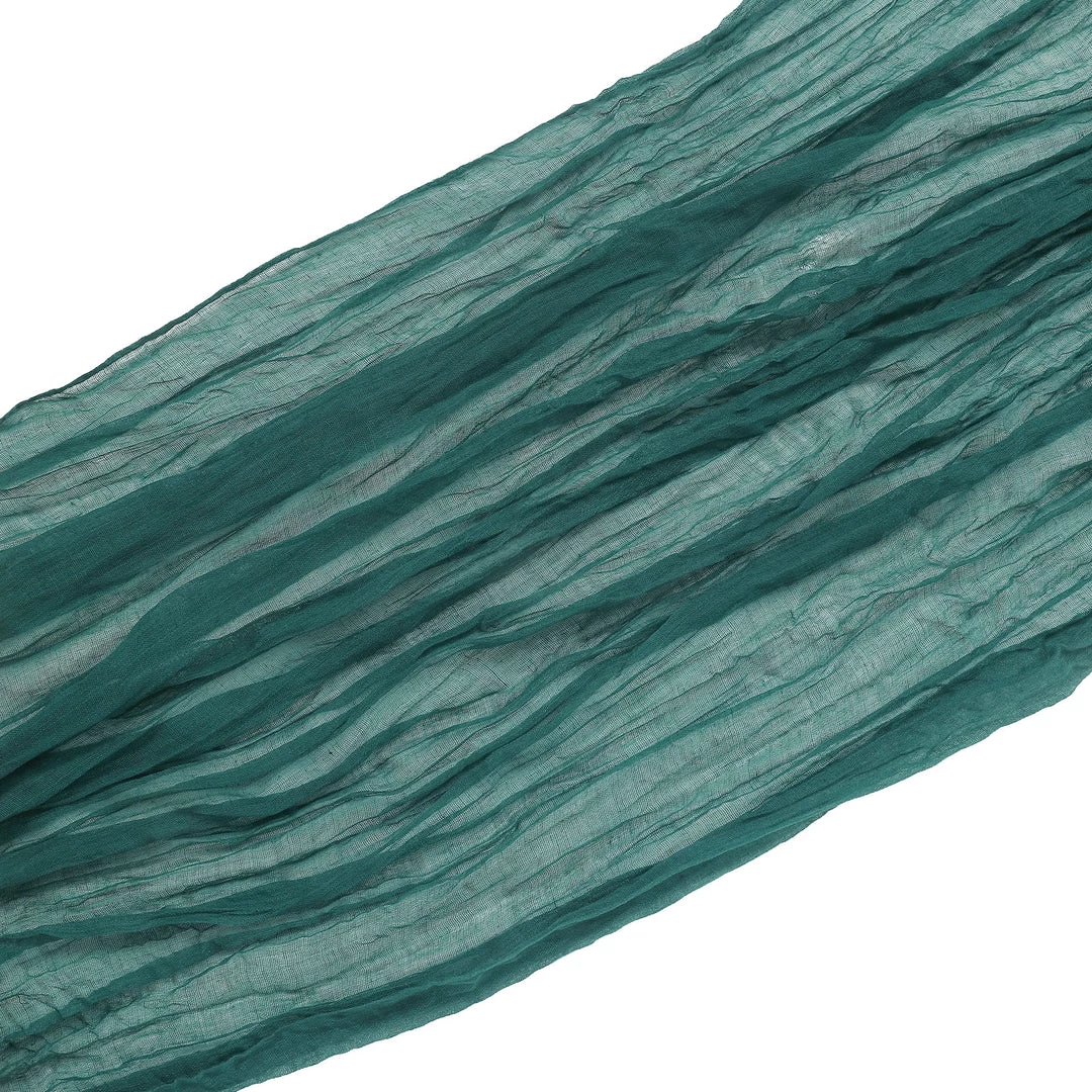 HIER_3110 Backdrop Panels 20ft Gauze Cheesecloth Peacock Teal Wedding Arch Drapery Fabric, Window Scarf Valance, Boho Arbor Decor Curtain Panel 12 HIER_3110 Backdrop Panels 20ft Gauze Cheesecloth Peacock Teal Wedding Arch Drapery Fabric, Window Scarf Valance, Boho Arbor Decor Curtain Panel