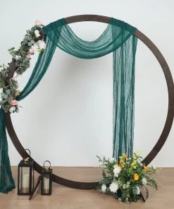 HIER_3110 Backdrop Panels 20ft Gauze Cheesecloth Peacock Teal Wedding Arch Drapery Fabric, Window Scarf Valance, Boho Arbor Decor Curtain Panel 17 HIER_3110 Backdrop Panels 20ft Gauze Cheesecloth Peacock Teal Wedding Arch Drapery Fabric, Window Scarf Valance, Boho Arbor Decor Curtain Panel