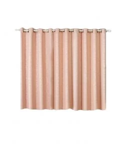 HIER_3160 Big Event Backdrops & Décor 2 Pack | Blush/Rose Gold Embossed Thermal Blackout Curtain Panels, 52"x64" With Chrome Grommet Window Treatment 13 HIER_3160 Big Event Backdrops & Décor 2 Pack | Blush/Rose Gold Embossed Thermal Blackout Curtain Panels, 52