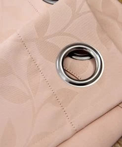 HIER_3160 Big Event Backdrops & Décor 2 Pack | Blush/Rose Gold Embossed Thermal Blackout Curtain Panels, 52"x64" With Chrome Grommet Window Treatment 10 HIER_3160 Big Event Backdrops & Décor 2 Pack | Blush/Rose Gold Embossed Thermal Blackout Curtain Panels, 52