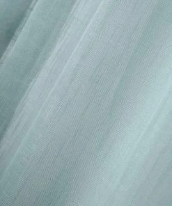 HIER_3120 2 Pack | Handmade Dusty Blue Faux Linen Curtains 52"x64", Curtain Panels With Chrome Grommets Home Décor 25 HIER_3120 2 Pack | Handmade Dusty Blue Faux Linen Curtains 52