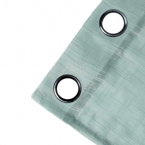 HIER_3120 2 Pack | Handmade Dusty Blue Faux Linen Curtains 52"x64", Curtain Panels With Chrome Grommets Home Décor 12 HIER_3120 2 Pack | Handmade Dusty Blue Faux Linen Curtains 52"x64", Curtain Panels With Chrome Grommets Home Décor