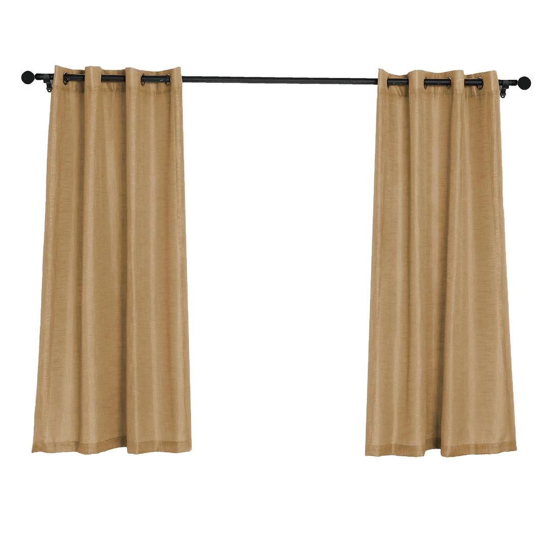 HIER_3120 Home Décor 2 Pack | Handmade Natural Faux Linen Curtains 52"x64", Curtain Panels With Chrome Grommets 16 HIER_3120 Home Décor 2 Pack | Handmade Natural Faux Linen Curtains 52"x64", Curtain Panels With Chrome Grommets