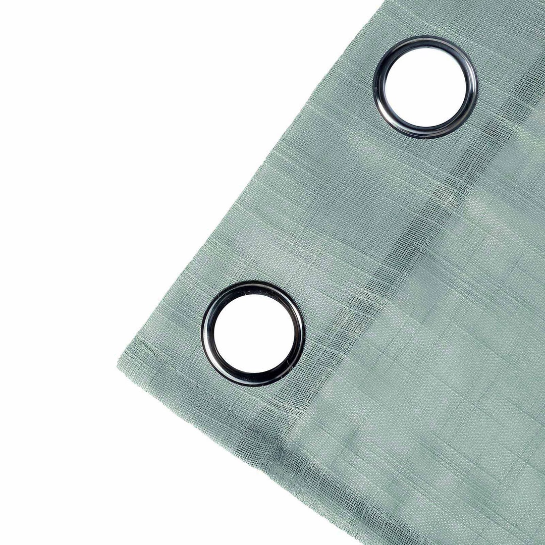 HIER_3120 2 Pack | Handmade Dusty Blue Faux Linen Curtains 52"x84", Curtain Panels With Chrome Grommets 15 HIER_3120 2 Pack | Handmade Dusty Blue Faux Linen Curtains 52"x84", Curtain Panels With Chrome Grommets