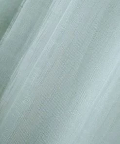 HIER_3120 2 Pack | Handmade Dusty Blue Faux Linen Curtains 52"x84", Curtain Panels With Chrome Grommets 27 HIER_3120 2 Pack | Handmade Dusty Blue Faux Linen Curtains 52