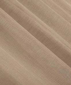 HIER_3120 Home Décor 2 Pack | Handmade Taupe Faux Linen Curtains 52"x64", Curtain Panels With Chrome Grommets 22 HIER_3120 Home Décor 2 Pack | Handmade Taupe Faux Linen Curtains 52