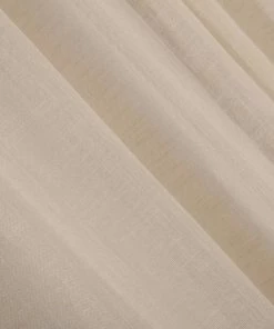 HIER_3120 2 Pack | Handmade Beige Faux Linen Curtains 52"x108", Curtain Panels With Chrome Grommets Home Décor 27 HIER_3120 2 Pack | Handmade Beige Faux Linen Curtains 52