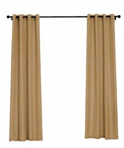 HIER_3120 2 Pack | Handmade Natural Faux Linen Curtains 52"x108", Curtain Panels With Chrome Grommets 33 HIER_3120 2 Pack | Handmade Natural Faux Linen Curtains 52