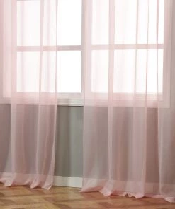 HIER_3160 Big Event Backdrops & Décor 2 Pack | Blush/Rose Gold Silk Organza Sheer Curtains With Rod Pocket Window Treatment Panels - 52"x108" 24 HIER_3160 Big Event Backdrops & Décor 2 Pack | Blush/Rose Gold Silk Organza Sheer Curtains With Rod Pocket Window Treatment Panels - 52