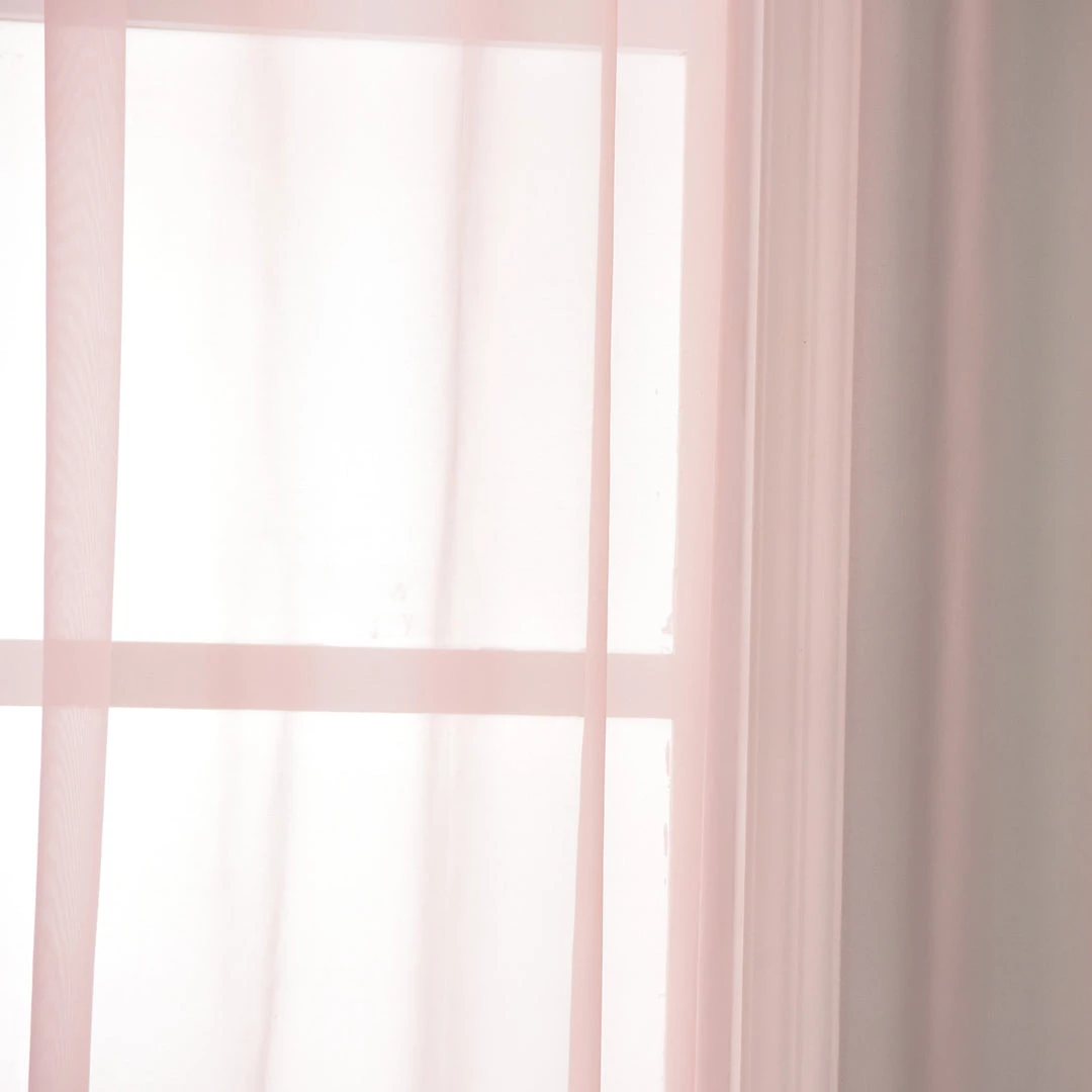HIER_3160 Big Event Backdrops & Décor 2 Pack | Blush/Rose Gold Silk Organza Sheer Curtains With Rod Pocket Window Treatment Panels - 52"x108" 12 HIER_3160 Big Event Backdrops & Décor 2 Pack | Blush/Rose Gold Silk Organza Sheer Curtains With Rod Pocket Window Treatment Panels - 52"x108"