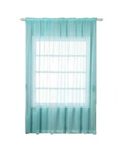 HIER_3160 Big Event Backdrops & Décor 2 Pack | Baby Blue Organza Grommet Sheer Curtains Panels - 52"x108" 27 HIER_3160 Big Event Backdrops & Décor 2 Pack | Baby Blue Organza Grommet Sheer Curtains Panels - 52