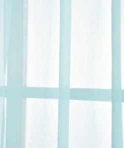 HIER_3160 Big Event Backdrops & Décor 2 Pack | Baby Blue Organza Grommet Sheer Curtains Panels - 52"x108" 20 HIER_3160 Big Event Backdrops & Décor 2 Pack | Baby Blue Organza Grommet Sheer Curtains Panels - 52