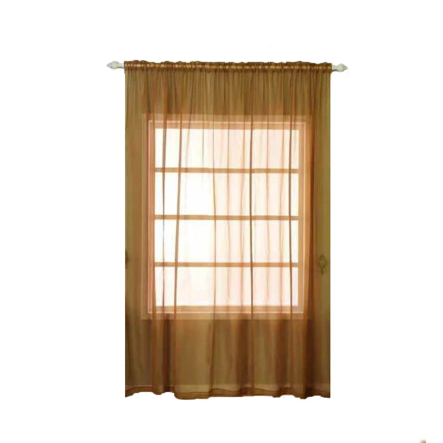 HIER_3160 Big Event Backdrops & Décor 2 Pack | Gold Grommet Sheer Curtains With Rod Pocket Window Treatment Panels - 52"x108" 12 HIER_3160 Big Event Backdrops & Décor 2 Pack | Gold Grommet Sheer Curtains With Rod Pocket Window Treatment Panels - 52"x108"