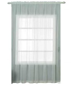 HIER_3160 2 Pack | Ivory Sheer Organza Curtains With Rod Pocket Window Treatment Panels - 52"x108" Big Event Backdrops & Décor 28 HIER_3160 2 Pack | Ivory Sheer Organza Curtains With Rod Pocket Window Treatment Panels - 52