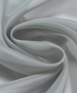 HIER_3160 2 Pack | Silver Sheer Organza Curtains With Rod Pocket Window Treatment Panels - 52"x108" 24 HIER_3160 2 Pack | Silver Sheer Organza Curtains With Rod Pocket Window Treatment Panels - 52