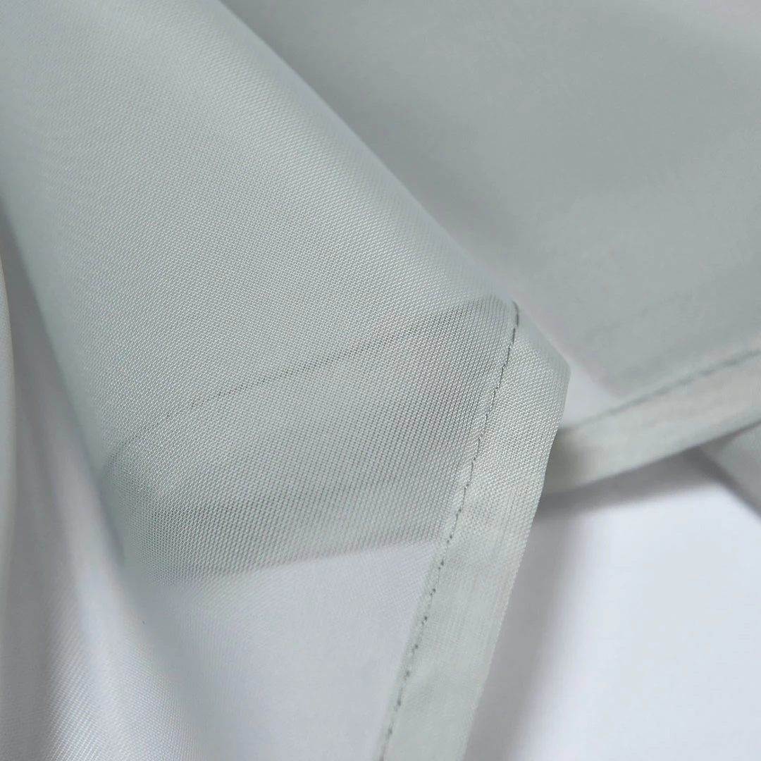 HIER_3160 2 Pack | Silver Sheer Organza Curtains With Rod Pocket Window Treatment Panels - 52"x108" 12 HIER_3160 2 Pack | Silver Sheer Organza Curtains With Rod Pocket Window Treatment Panels - 52"x108"