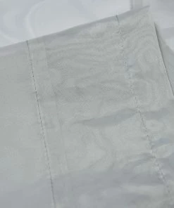 HIER_3160 2 Pack | Silver Sheer Organza Curtains With Rod Pocket Window Treatment Panels - 52"x108" 26 HIER_3160 2 Pack | Silver Sheer Organza Curtains With Rod Pocket Window Treatment Panels - 52