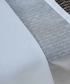 HIER_3160 2 Pack | White Grommet Sheer Curtains With Rod Pocket Window Treatment Panels - 52"x108" Big Event Backdrops & Décor 28 HIER_3160 2 Pack | White Grommet Sheer Curtains With Rod Pocket Window Treatment Panels - 52