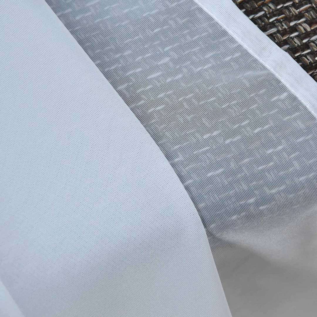 HIER_3160 2 Pack | White Grommet Sheer Curtains With Rod Pocket Window Treatment Panels - 52"x108" Big Event Backdrops & Décor 14 HIER_3160 2 Pack | White Grommet Sheer Curtains With Rod Pocket Window Treatment Panels - 52"x108" Big Event Backdrops & Décor