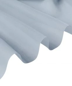 HIER_3110 Backdrop Panels 5ftx14ft Premium Dusty Blue Chiffon Curtain Panel Backdrop With Rod Pocket 25 HIER_3110 Backdrop Panels 5ftx14ft Premium Dusty Blue Chiffon Curtain Panel Backdrop With Rod Pocket