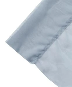 HIER_3110 Backdrop Panels 5ftx14ft Premium Dusty Blue Chiffon Curtain Panel Backdrop With Rod Pocket 24 HIER_3110 Backdrop Panels 5ftx14ft Premium Dusty Blue Chiffon Curtain Panel Backdrop With Rod Pocket