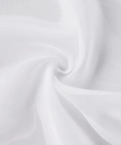 HIER_3110 5ftx14ft Premium White Chiffon Curtain Panel Backdrop With Rod Pocket Big Event Backdrops & Décor 19 HIER_3110 5ftx14ft Premium White Chiffon Curtain Panel Backdrop With Rod Pocket Big Event Backdrops & Décor