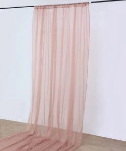HIER_3110 Hanging Ceiling Decorations 30ftx10ft Dusty Rose Sheer Ceiling Drape Curtain Panels Fire Retardant Fabric 22 HIER_3110 Hanging Ceiling Decorations 30ftx10ft Dusty Rose Sheer Ceiling Drape Curtain Panels Fire Retardant Fabric
