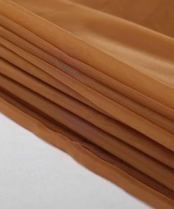 HIER_3110 30ftx10ft Gold Sheer Ceiling Drape Curtain Panels Fire Retardant Fabric Big Event Backdrops & Décor