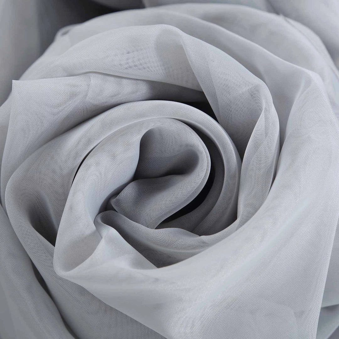 HIER_3110 30ftx10ft Silver Sheer Ceiling Drape Curtain Panels Fire Retardant Fabric 3 HIER_3110 30ftx10ft Silver Sheer Ceiling Drape Curtain Panels Fire Retardant Fabric