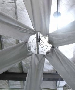 HIER_3110 30ftx10ft Silver Sheer Ceiling Drape Curtain Panels Fire Retardant Fabric 15 HIER_3110 30ftx10ft Silver Sheer Ceiling Drape Curtain Panels Fire Retardant Fabric