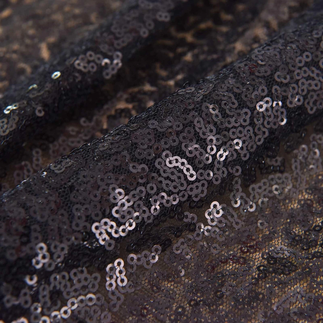 HIER_3110 Big Event Backdrops & Décor Pack Of 2 | 52"x96” Black Sequin Curtains With Rod Pocket Window Treatment Panels 11 HIER_3110 Big Event Backdrops & Décor Pack Of 2 | 52"x96” Black Sequin Curtains With Rod Pocket Window Treatment Panels