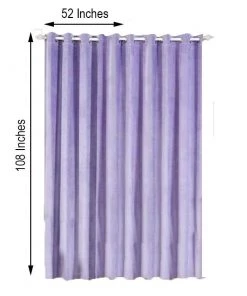 HIER_3160 2 Pack | Lavender 330 GSM Premium Velvet Thermal Blackout Curtains With Chrome Grommet Window Treatment Panels - 52"x108" Big Event Backdrops & Décor 21 HIER_3160 2 Pack | Lavender 330 GSM Premium Velvet Thermal Blackout Curtains With Chrome Grommet Window Treatment Panels - 52