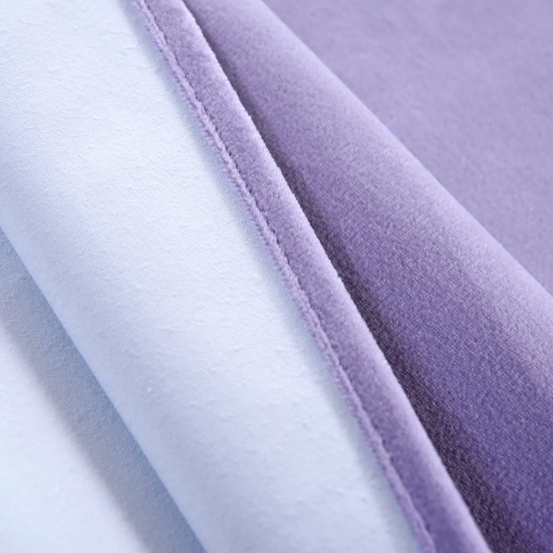HIER_3160 2 Pack | Lavender 330 GSM Premium Velvet Thermal Blackout Curtains With Chrome Grommet Window Treatment Panels - 52"x108" Big Event Backdrops & Décor 10 HIER_3160 2 Pack | Lavender 330 GSM Premium Velvet Thermal Blackout Curtains With Chrome Grommet Window Treatment Panels - 52"x108" Big Event Backdrops & Décor